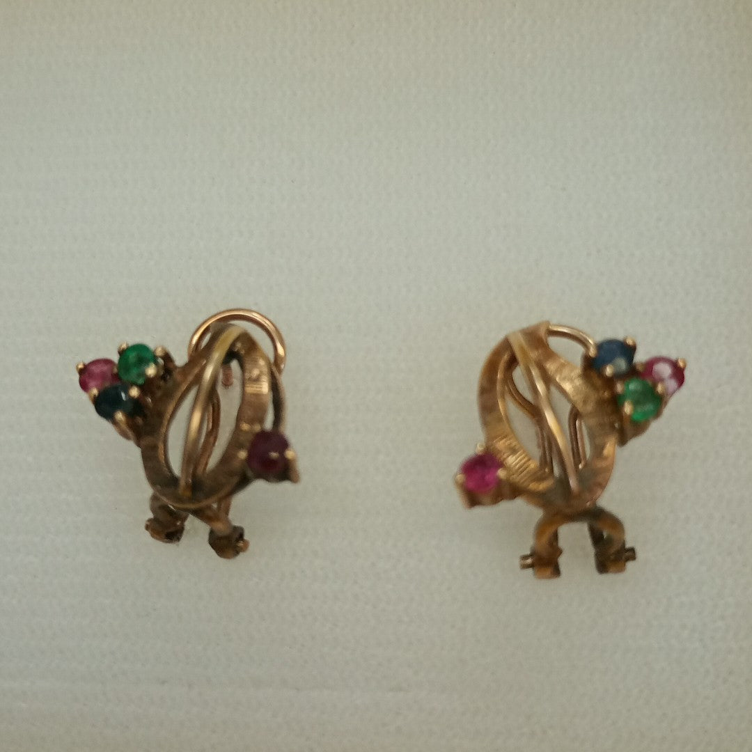 ARETES PAR ORO 8 K 2.4 GRMS (SEMINUEVO)