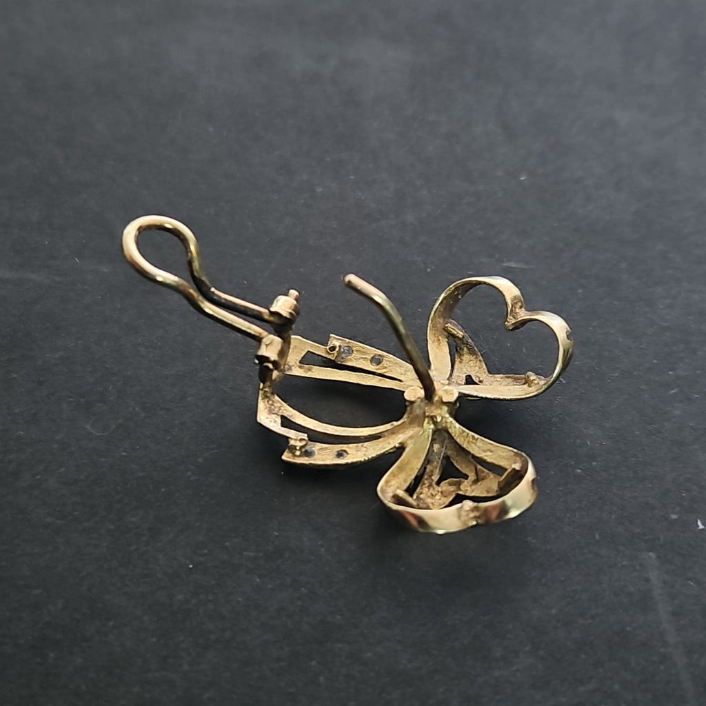 ARETES PAR ORO 10 K 4,10 GRMS (SEMINUEVO)