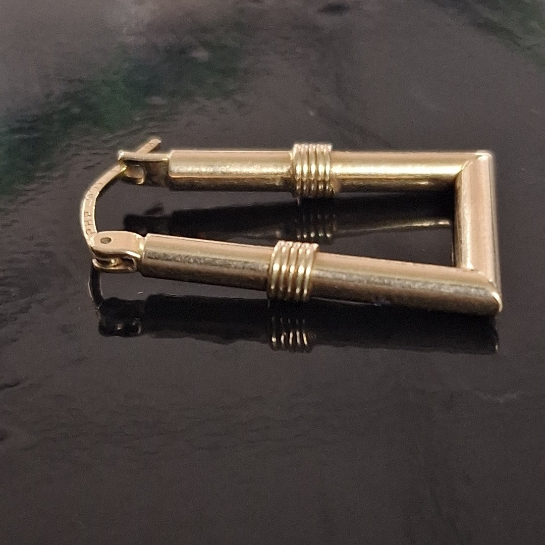 ARETES PAR ORO 14 K 3,50 GRMS (SEMINUEVO)
