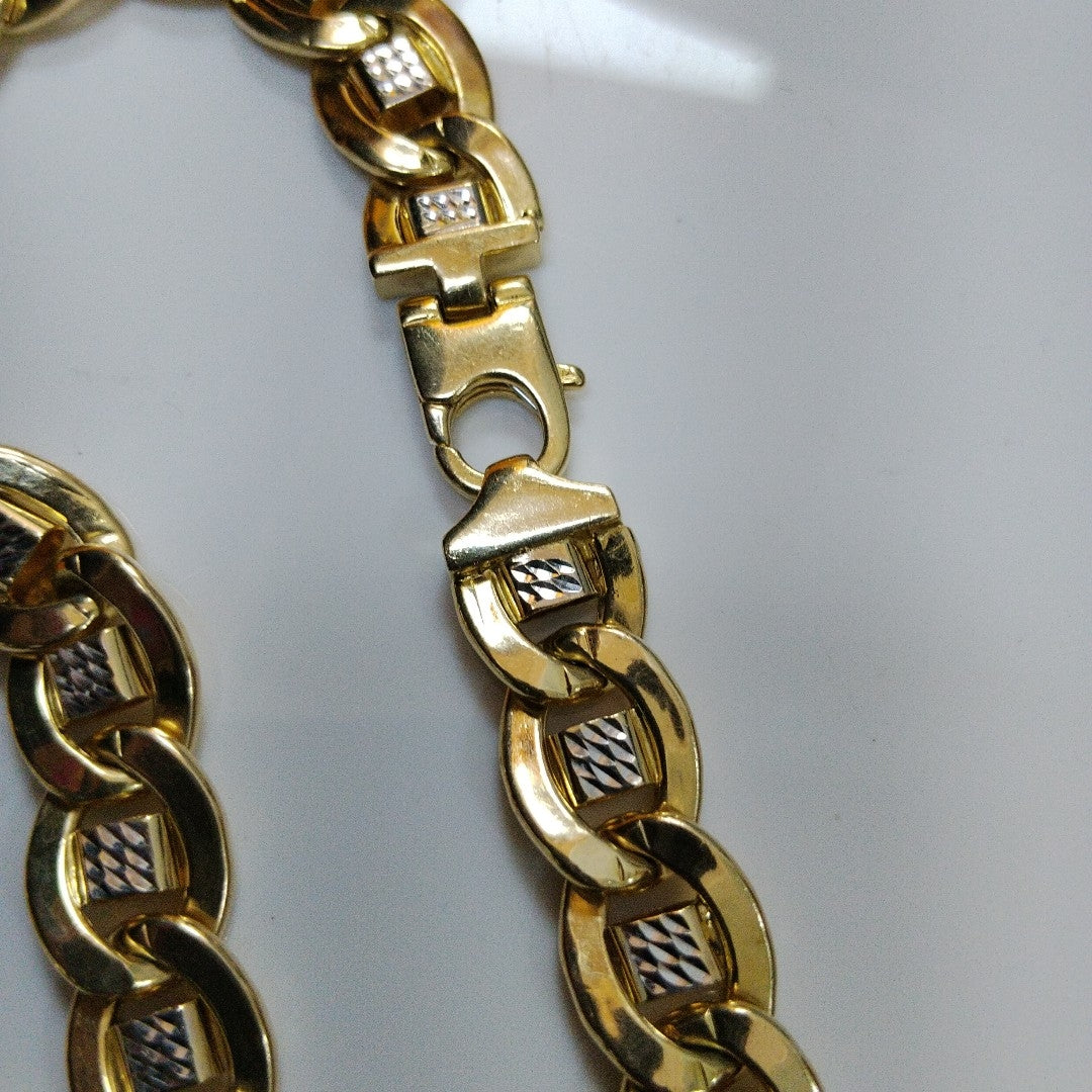 CADENA ORO, RODIADO 10 K 54.4 GRMS (SEMINUEVO)
