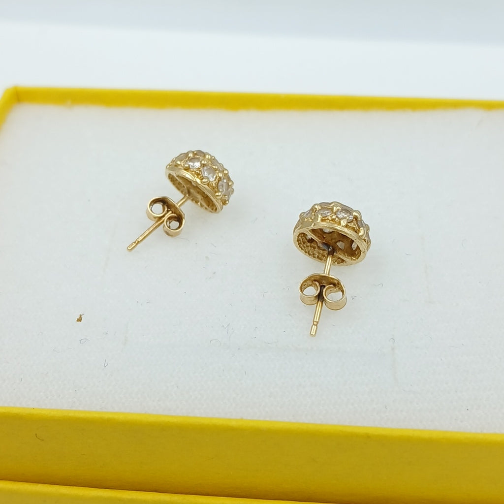 BROQUELES PAR ORO 14 K 2,60 GRMS (SEMINUEVO)