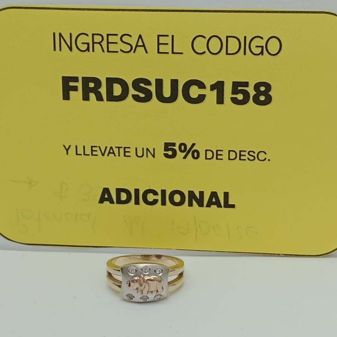 ANILLITO ORO 14 K 5.4 GRMS (SEMINUEVO)