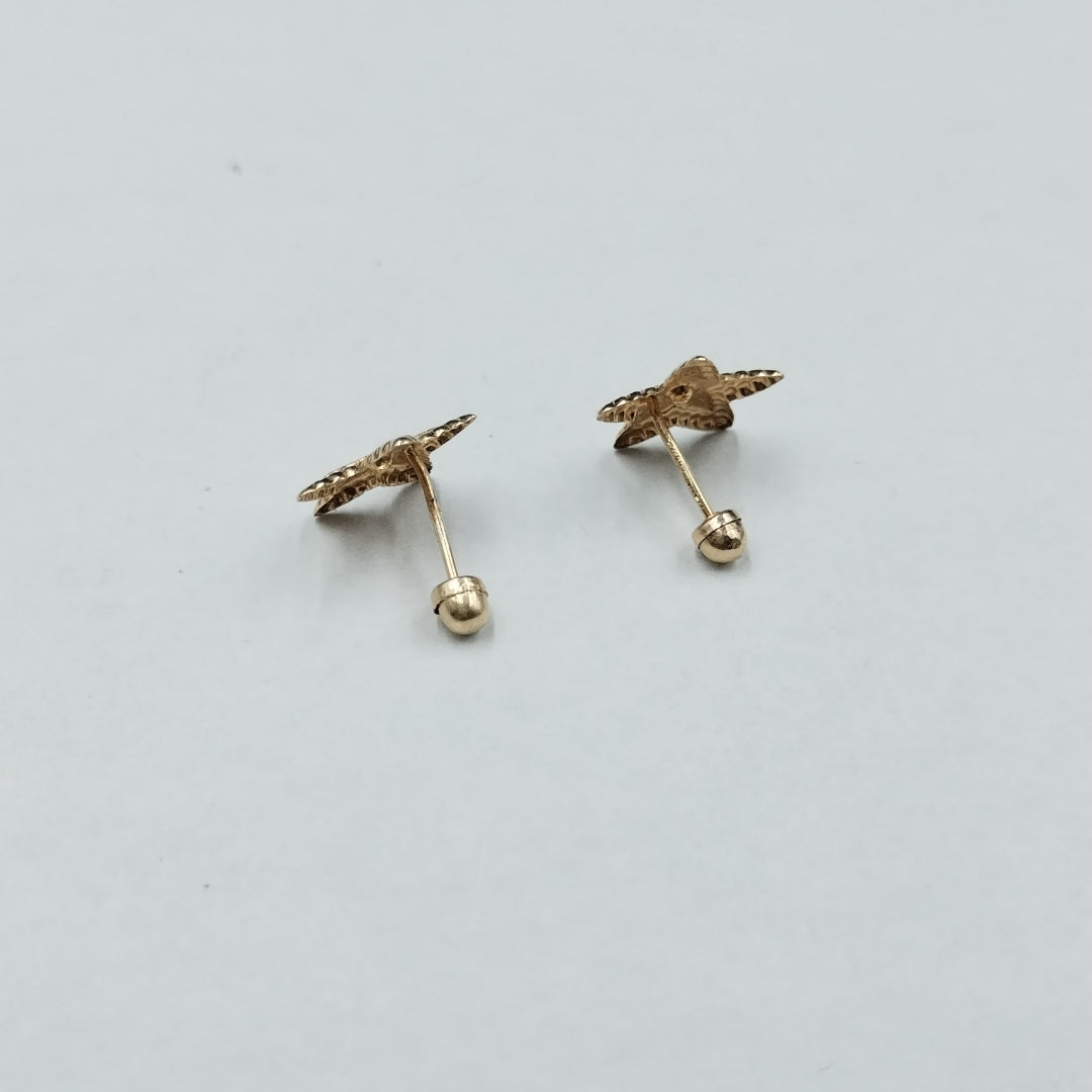BROQUELES PAR ORO 14 K 0,30 GRMS (SEMINUEVO)