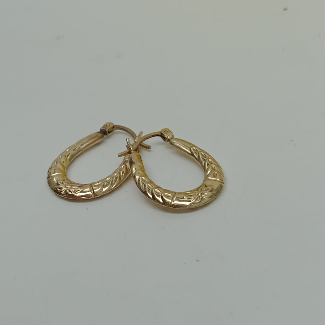 ARETES PAR ORO 10 K 1,30 GRMS (SEMINUEVO)