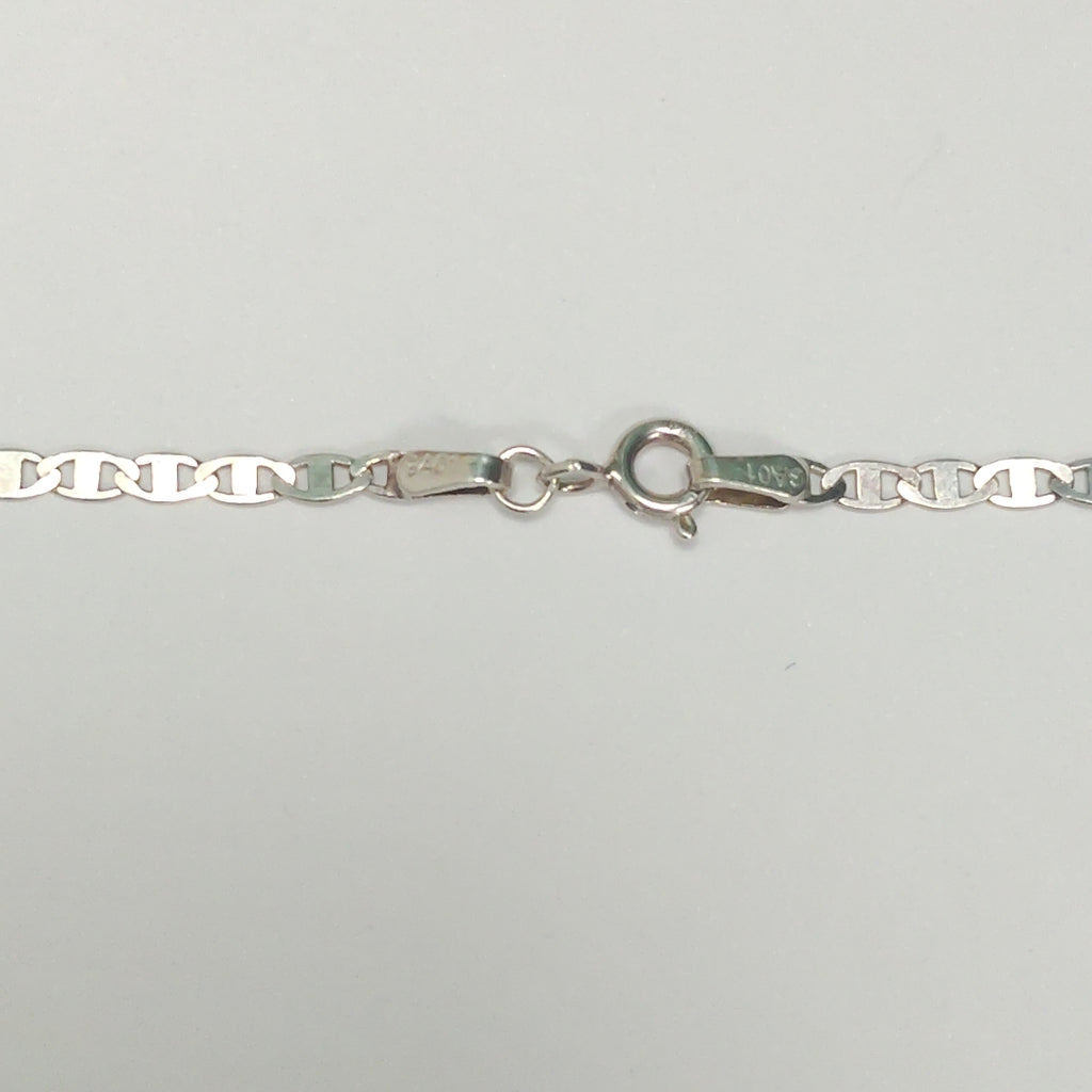 CADENA TEJIDO ESPEJO PLATA .925 60 CM 4.4 GR (NUEVO)