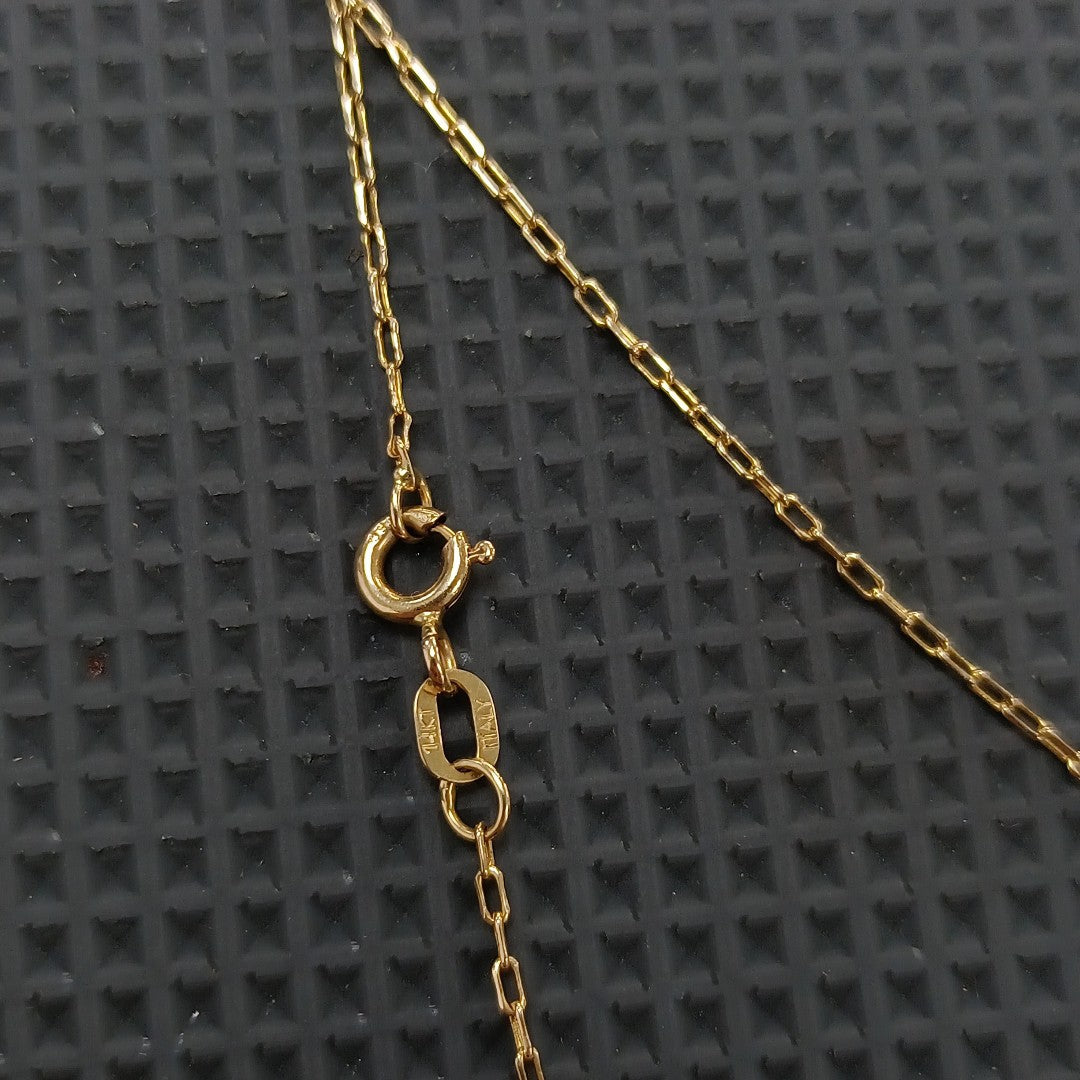 CADENA, DIJE ORO 14 K 3.4 GRMS (SEMINUEVO)