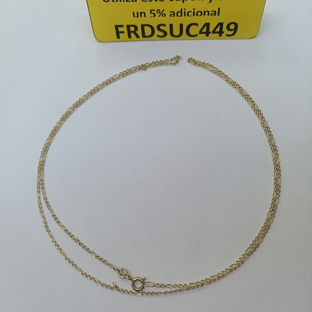 CADENA ORO 14 K 2,50 GRMS (SEMINUEVO)