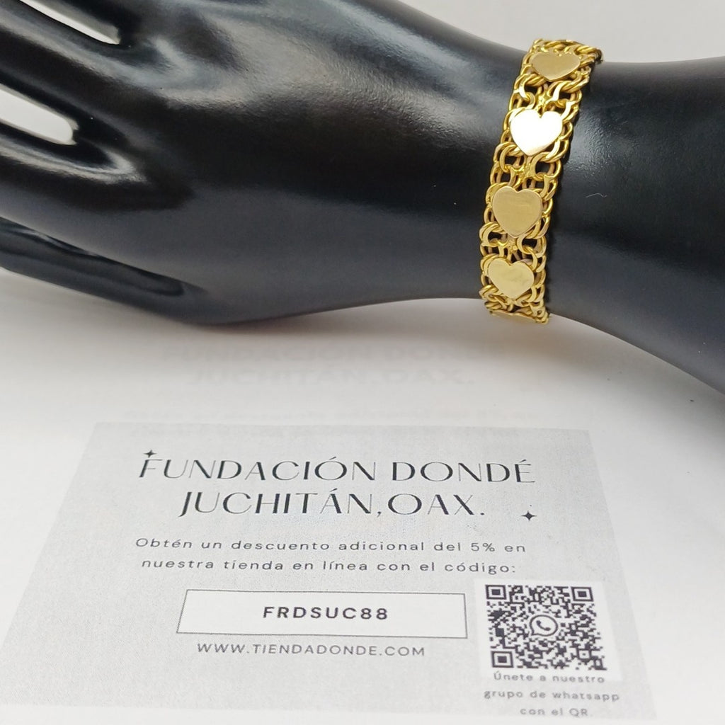 PULSERA ORO 14 K 22.9 GRMS (SEMINUEVO)