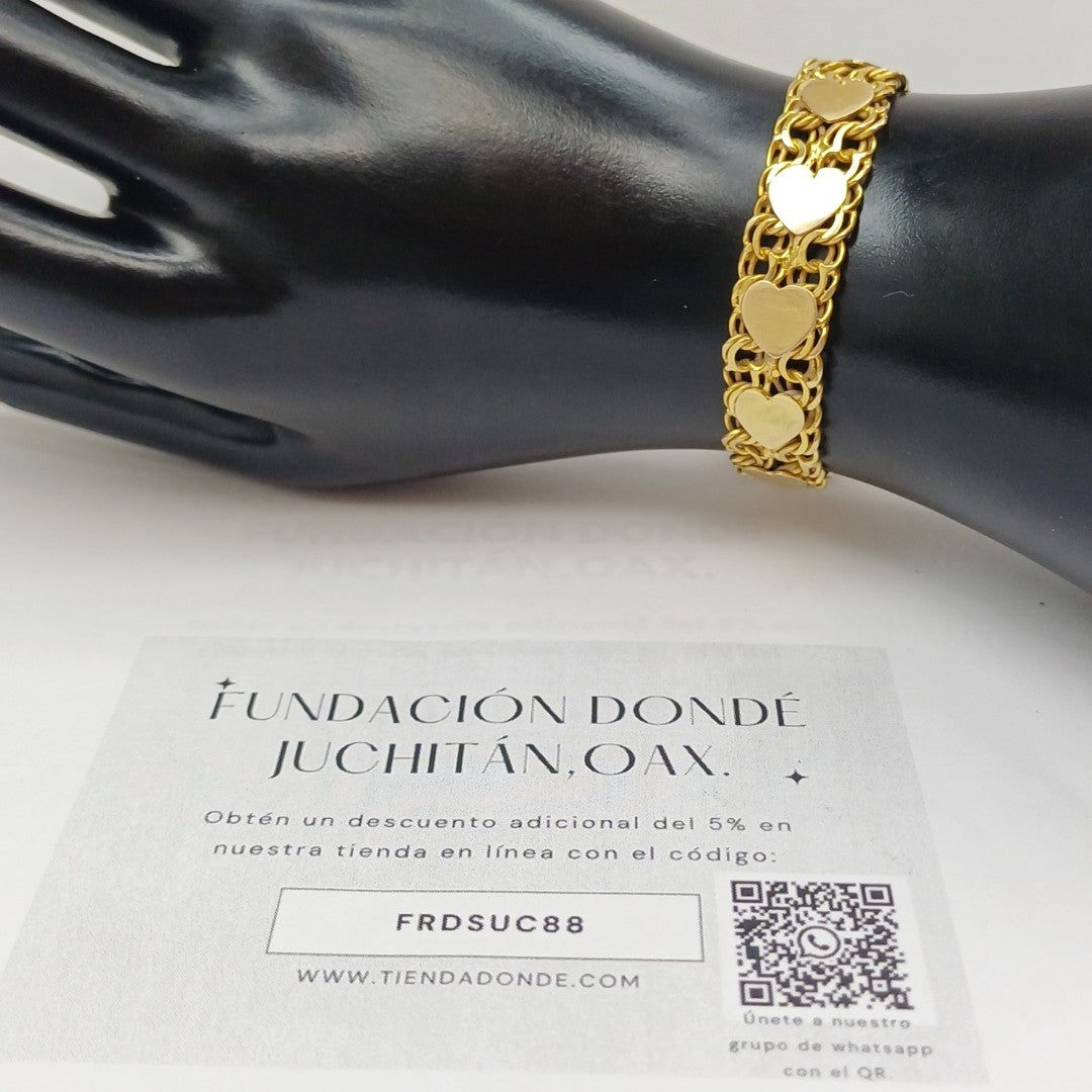 PULSERA ORO 14 K 22.9 GRMS (SEMINUEVO)