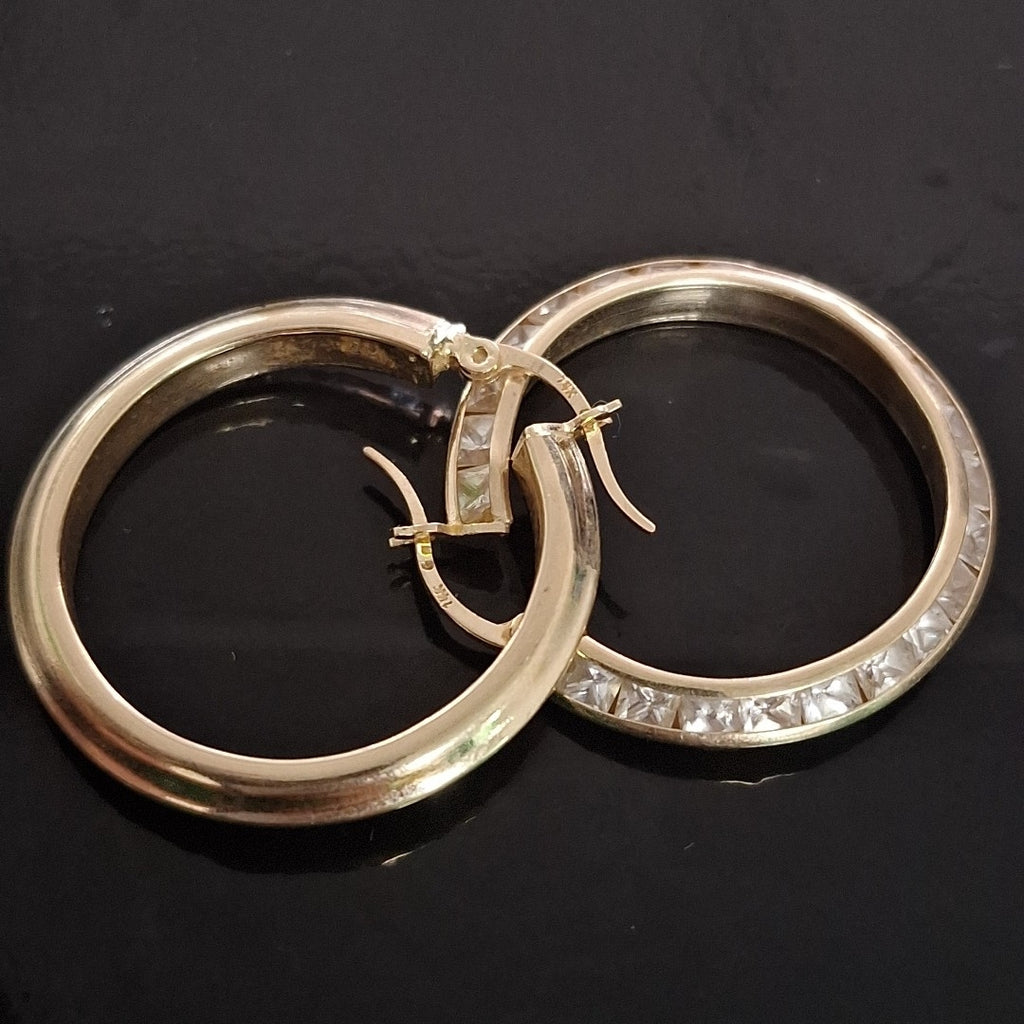 ARRACADAS PAR ORO 14 K 5.5 GRMS (SEMINUEVO)