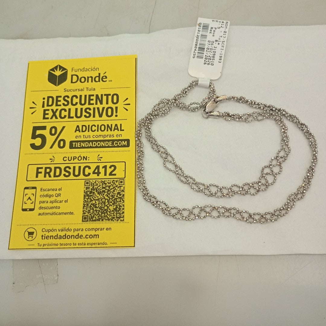 GARGANTILLA PLATA 6,70 GRMS (SEMINUEVO)