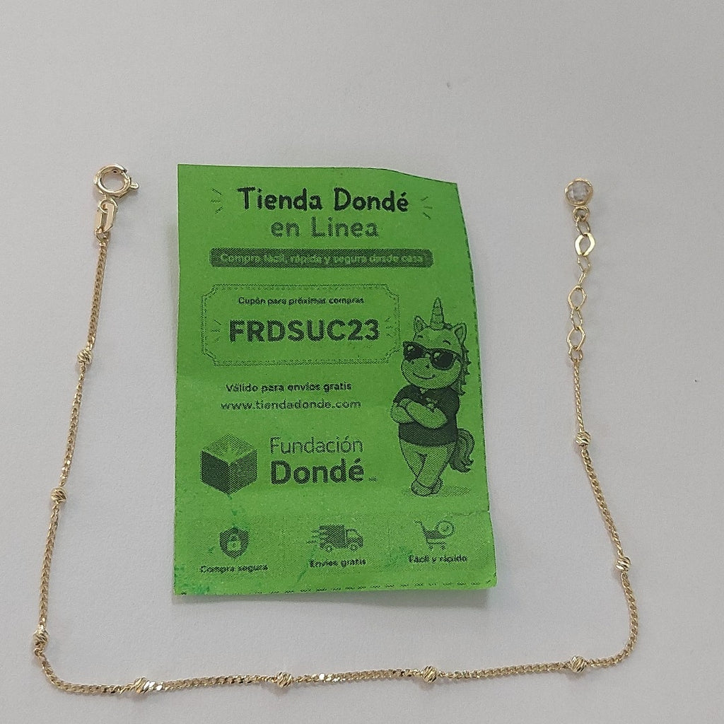 PULSERAS DAMA ORO 14K 1.1 (NUEVO)
