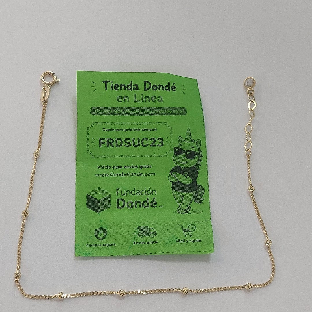 PULSERAS DAMA ORO 14K 1.1 (NUEVO)
