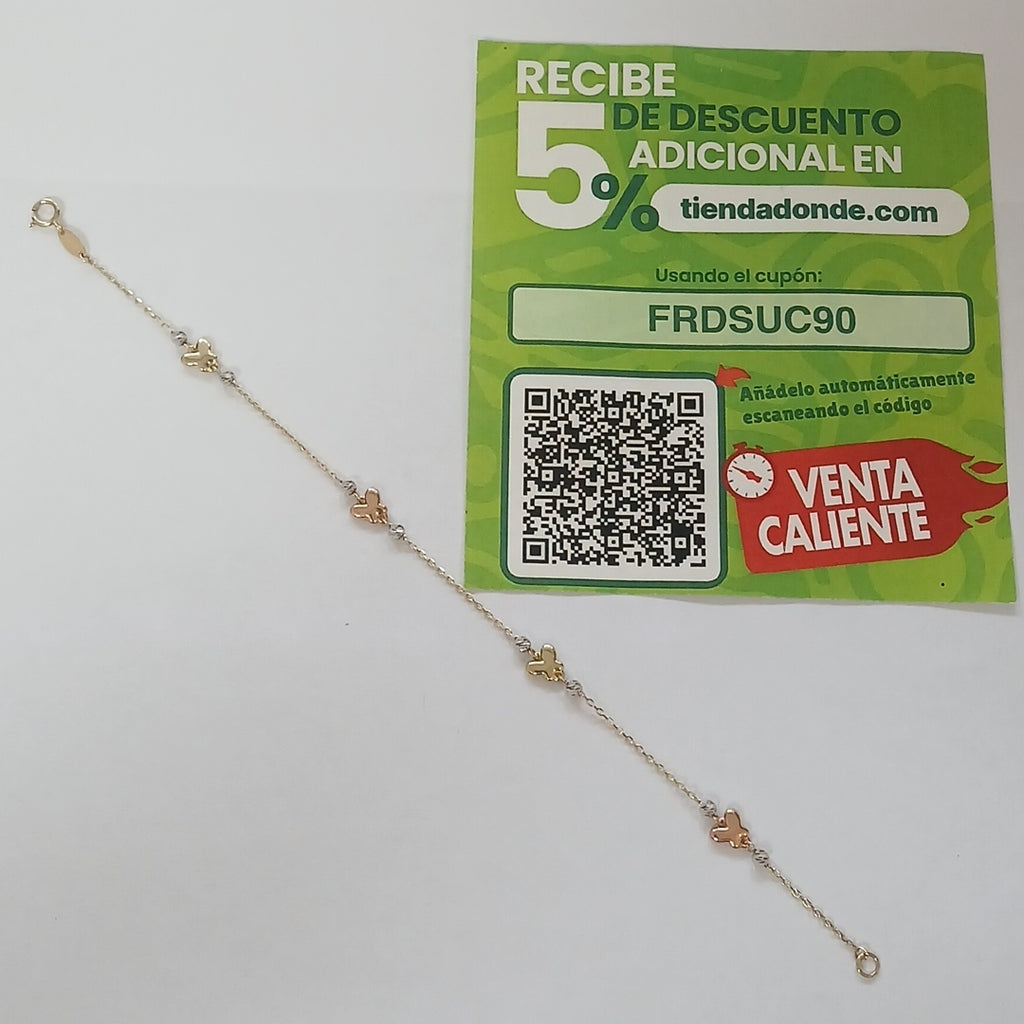 PULSERAS DAMA ORO 14K 1.4 (NUEVO)