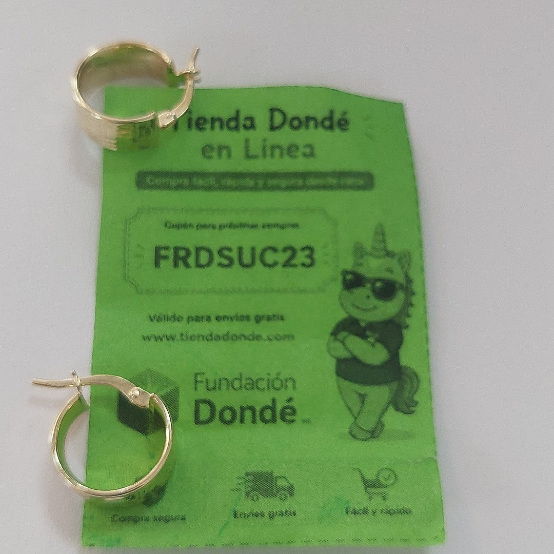 ARRACADAS ORO 14K 1.9 (NUEVO)
