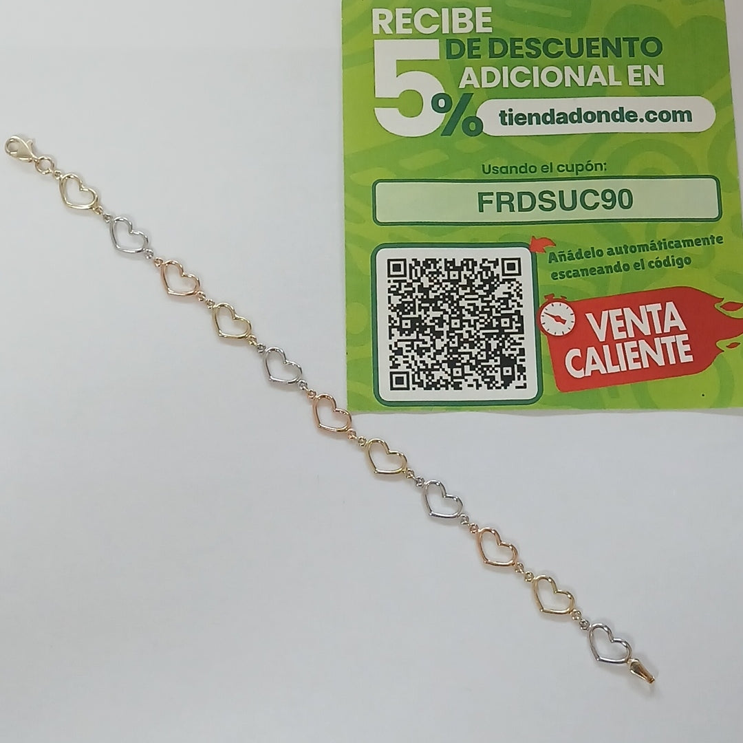 PULSERAS DAMA ORO 14K 2.4 (NUEVO)