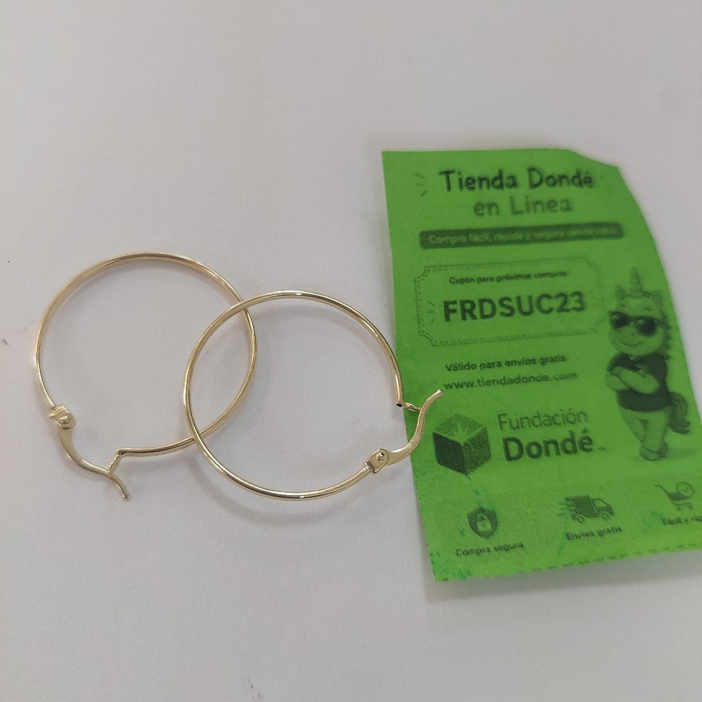 ARRACADAS ORO 14K 1.3 (NUEVO)