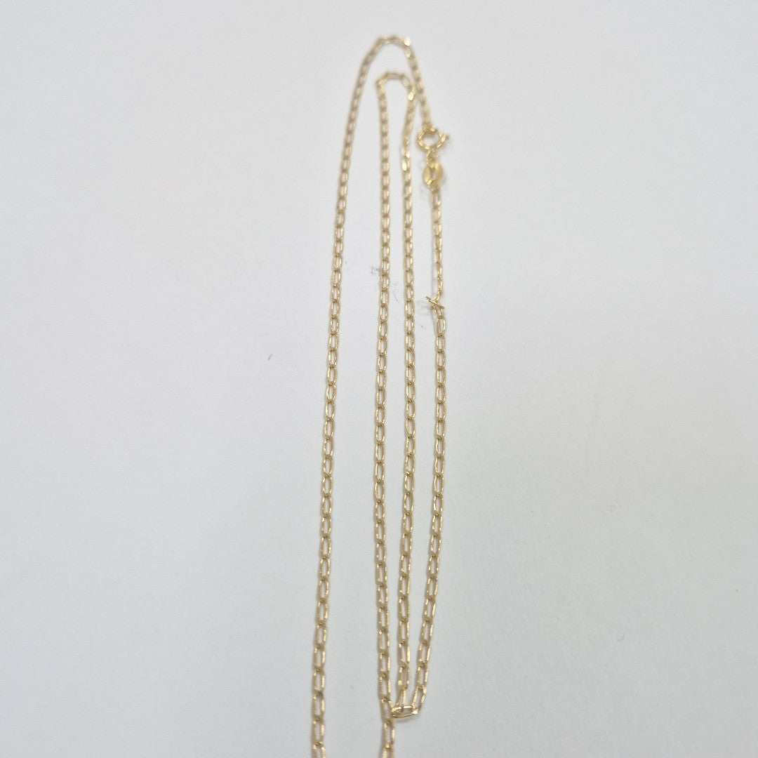 CADENAS TEJIDO ESLABONES ORO 10K 55 CM 1.9 GR (NUEVO)