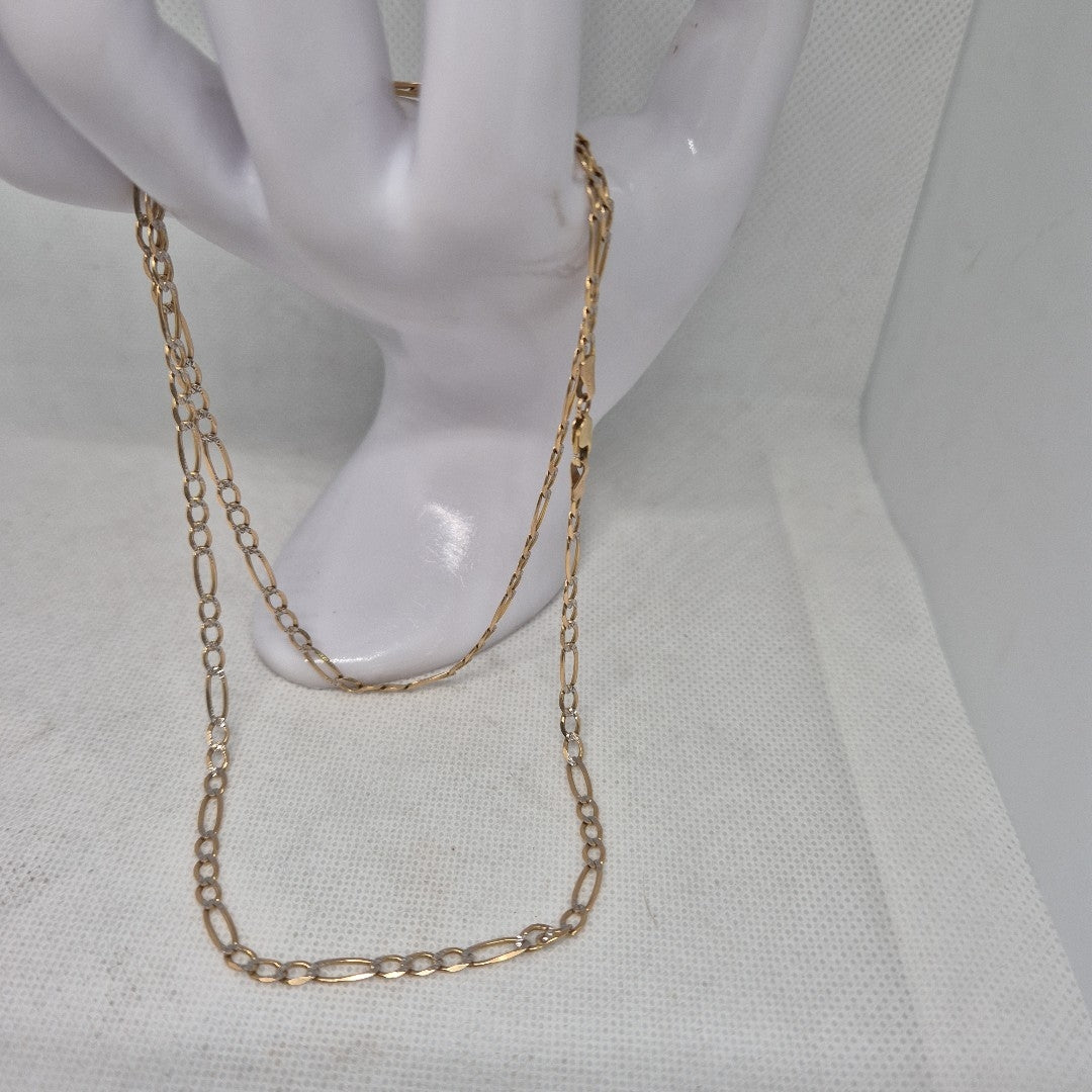 CADENA ORO COMBINADO 14 K 7.8 GRMS (SEMINUEVO)
