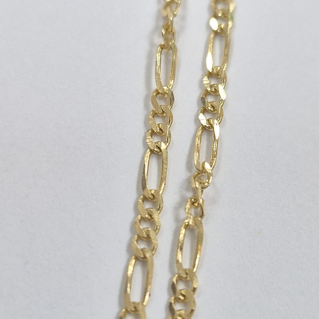 CADENAS TEJIDO 3X1 ORO 10K 55 CM 3.2 GR (NUEVO)