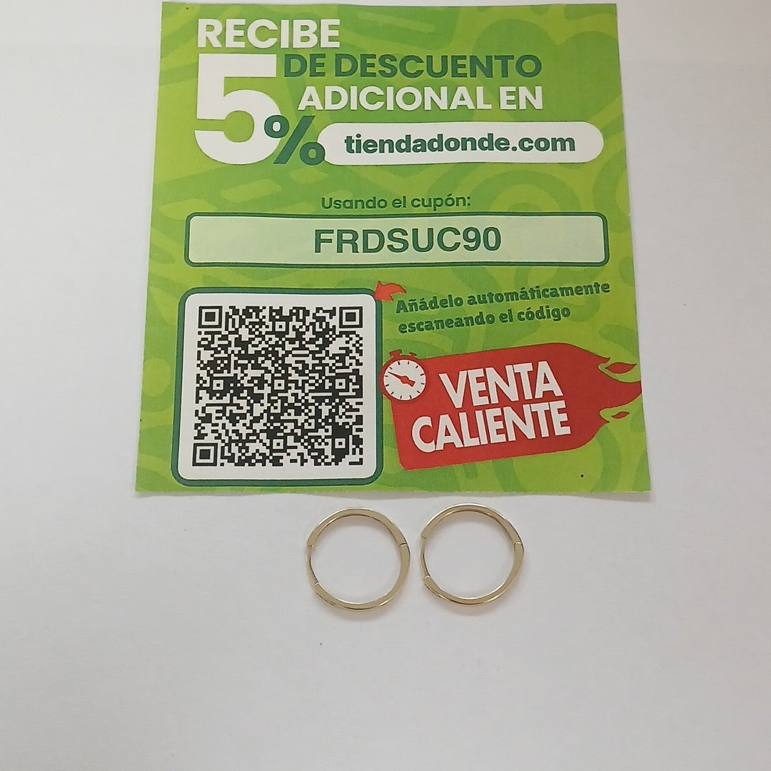 HUGGIES ORO 14K 1.4 (NUEVO)