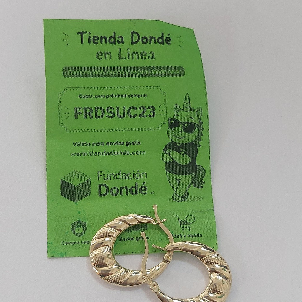 ARRACADAS ORO 14K 1.2 (NUEVO)