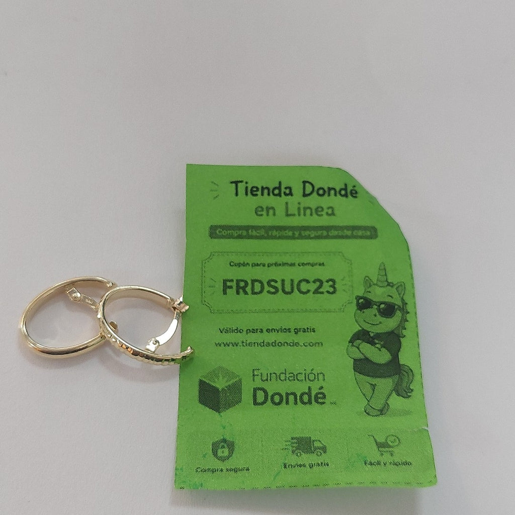 ARRACADAS ORO 14K 1.2 (NUEVO)