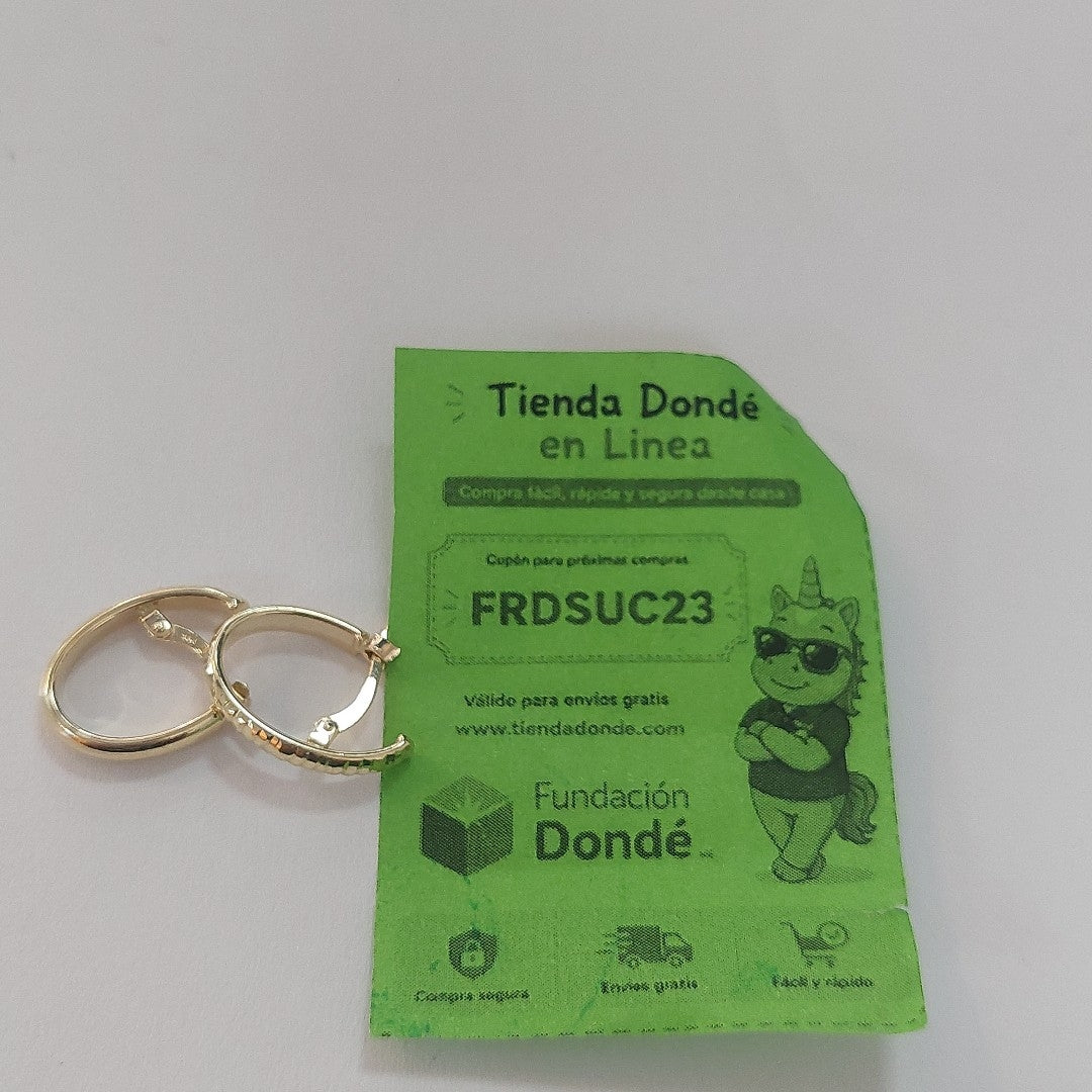 ARRACADAS ORO 14K 1.2 (NUEVO)