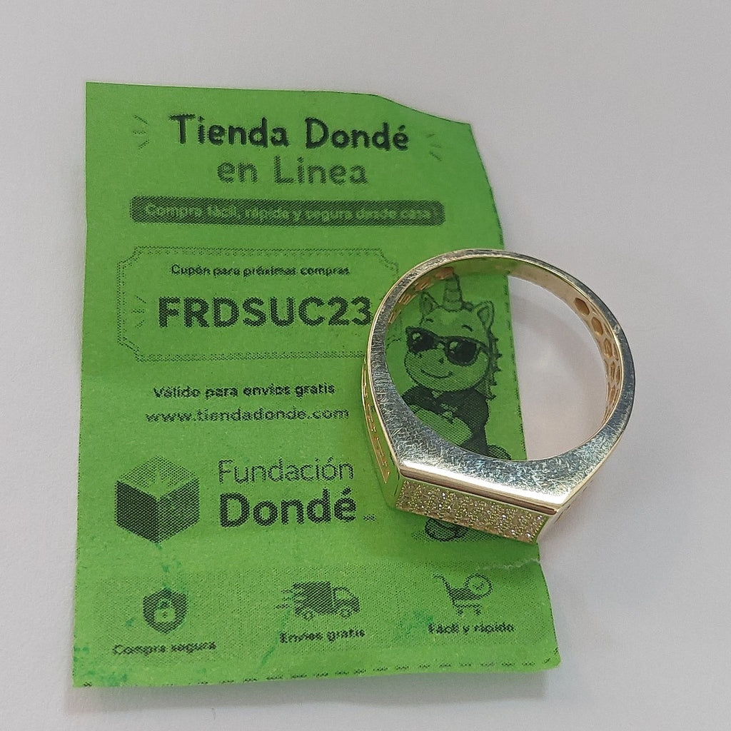 ANILLOS CABALLERO ORO 14K 3.7 (NUEVO)