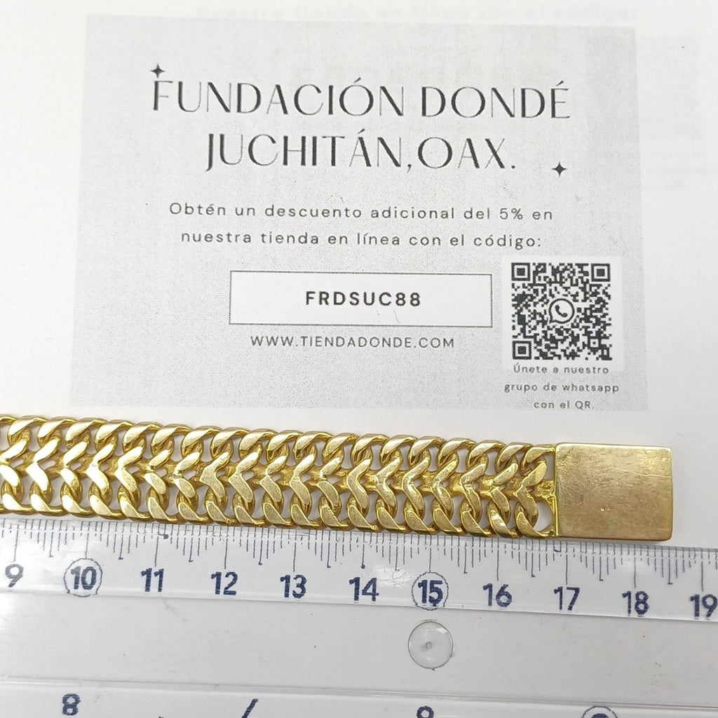 PULSERA ORO 10 K 36.9 GRMS (SEMINUEVO)