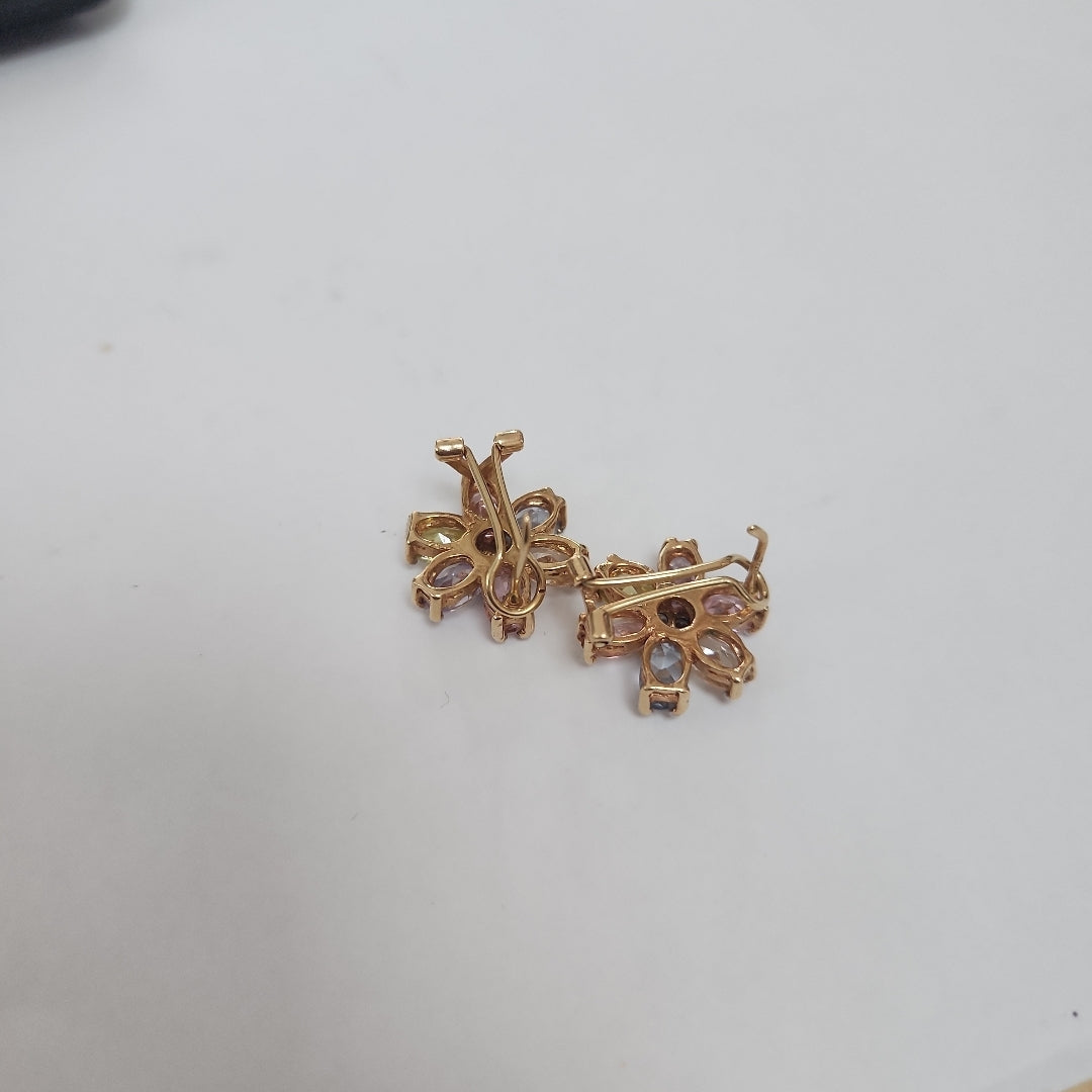 ARETES PAR ORO 14 K 7.2 GRMS (SEMINUEVO)