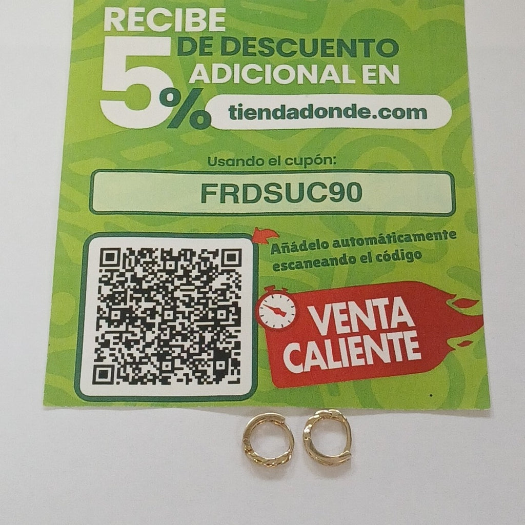 HUGGIES ORO 14K 1.1 (NUEVO)