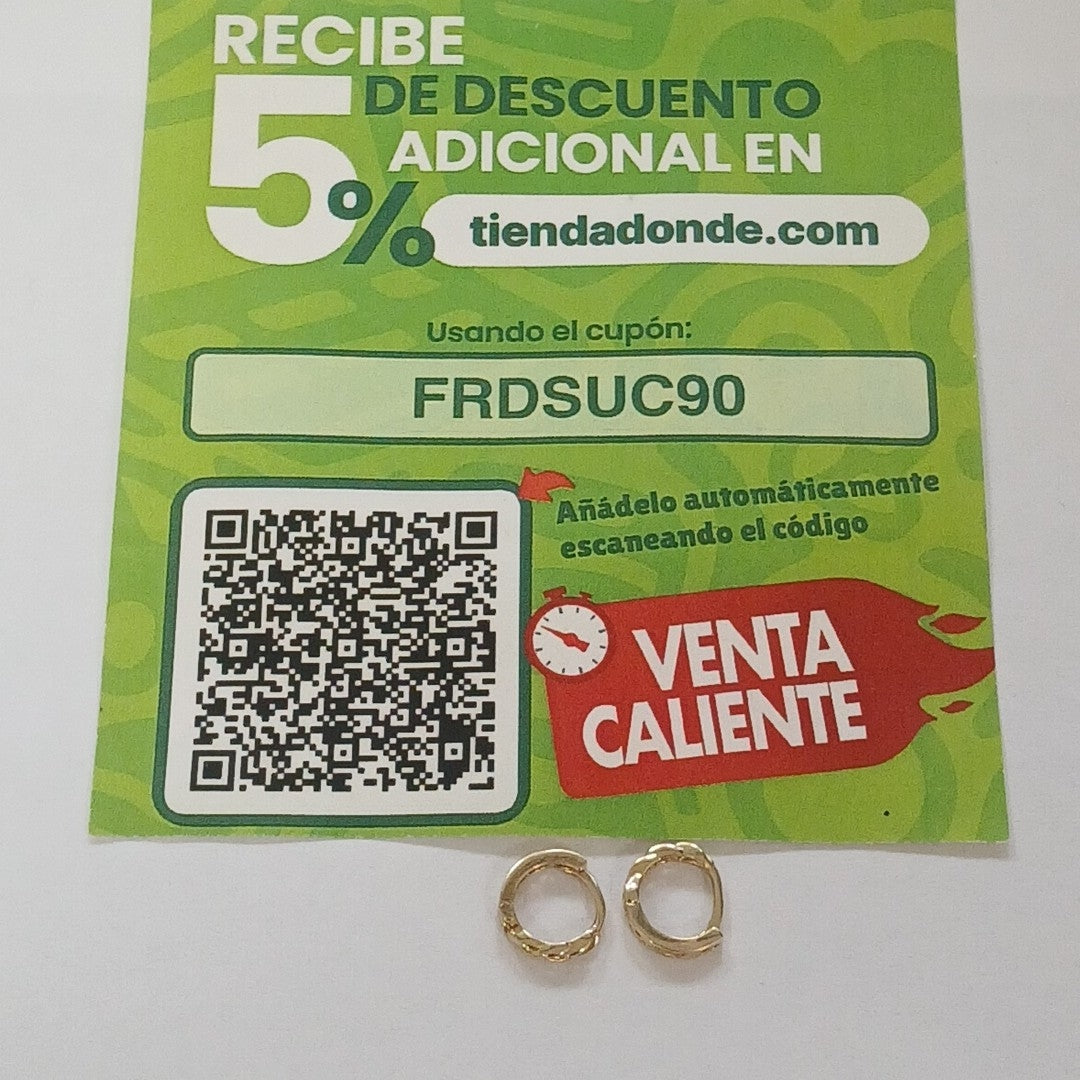 HUGGIES ORO 14K 1.1 (NUEVO)