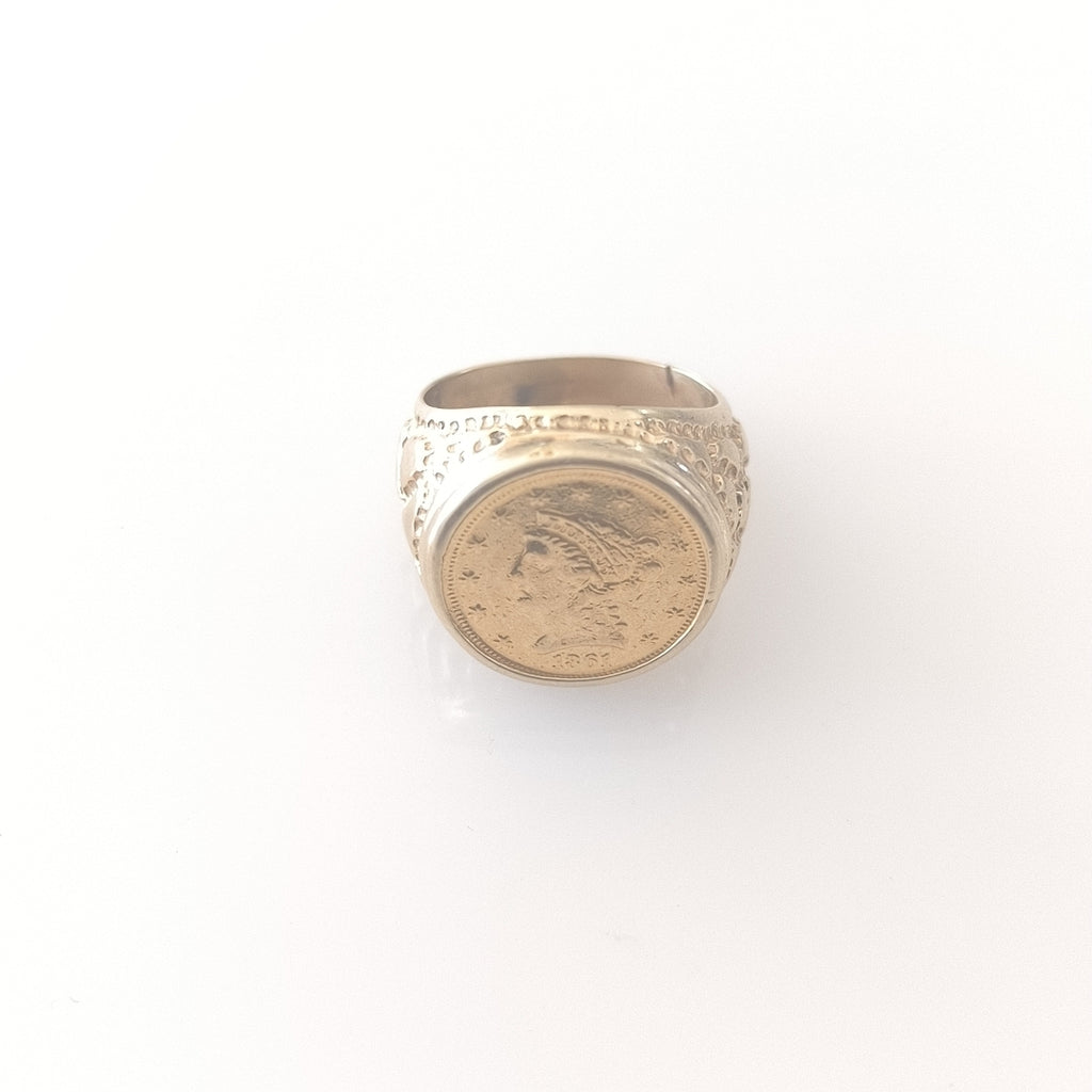 K1 16.5 GRMS 10 K IDENTIFICACIÓN ANILLO MATERIALES ORO CANTIDAD DE P (SEMINUEVO)