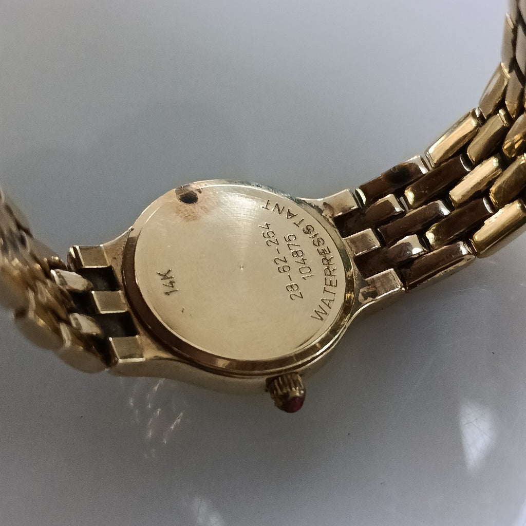 RELOJ CAJA Y PULSO ORO ORO 14 K 39,70 GRMS (SEMINUEVO)