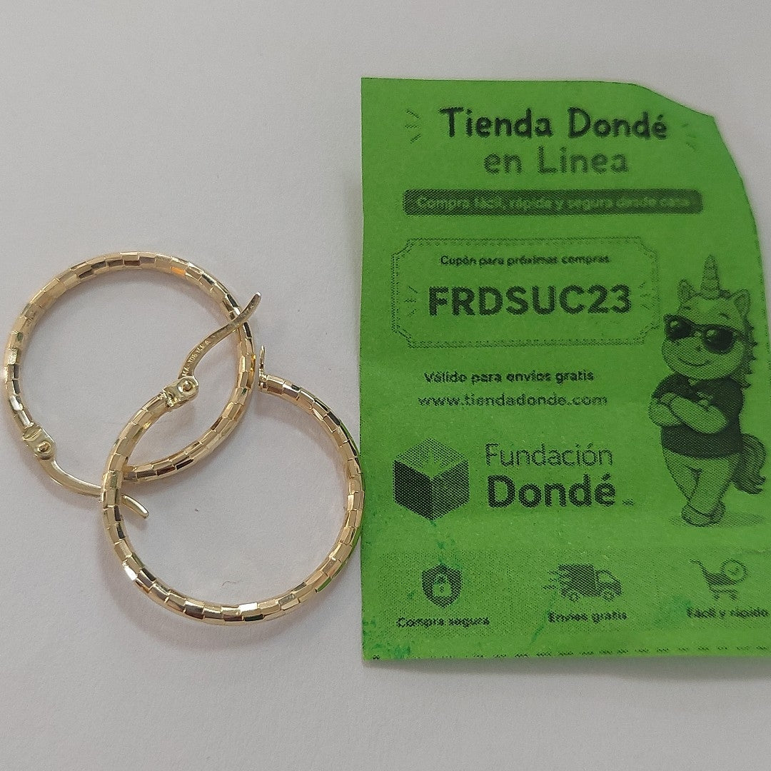 ARRACADAS ORO 14K 2 (NUEVO)