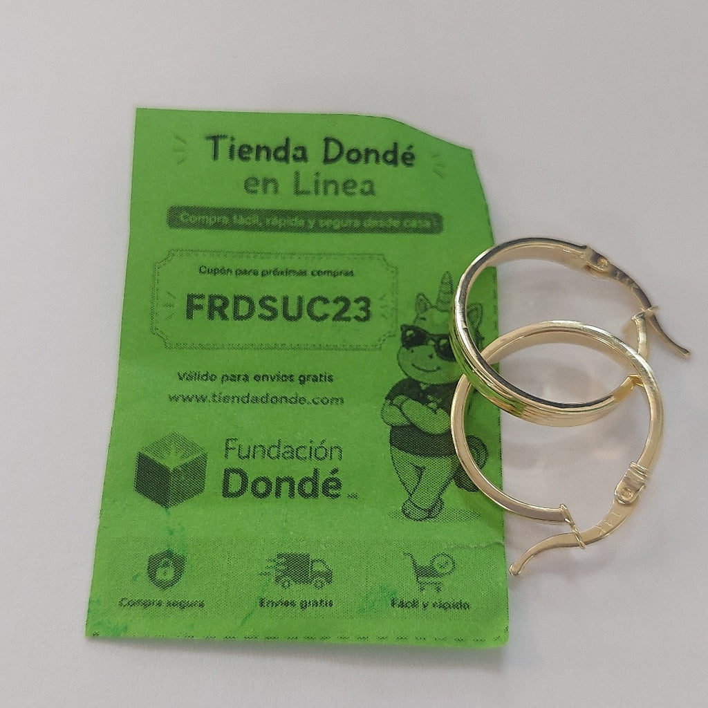 ARRACADAS ORO 14K 1.7 (NUEVO)
