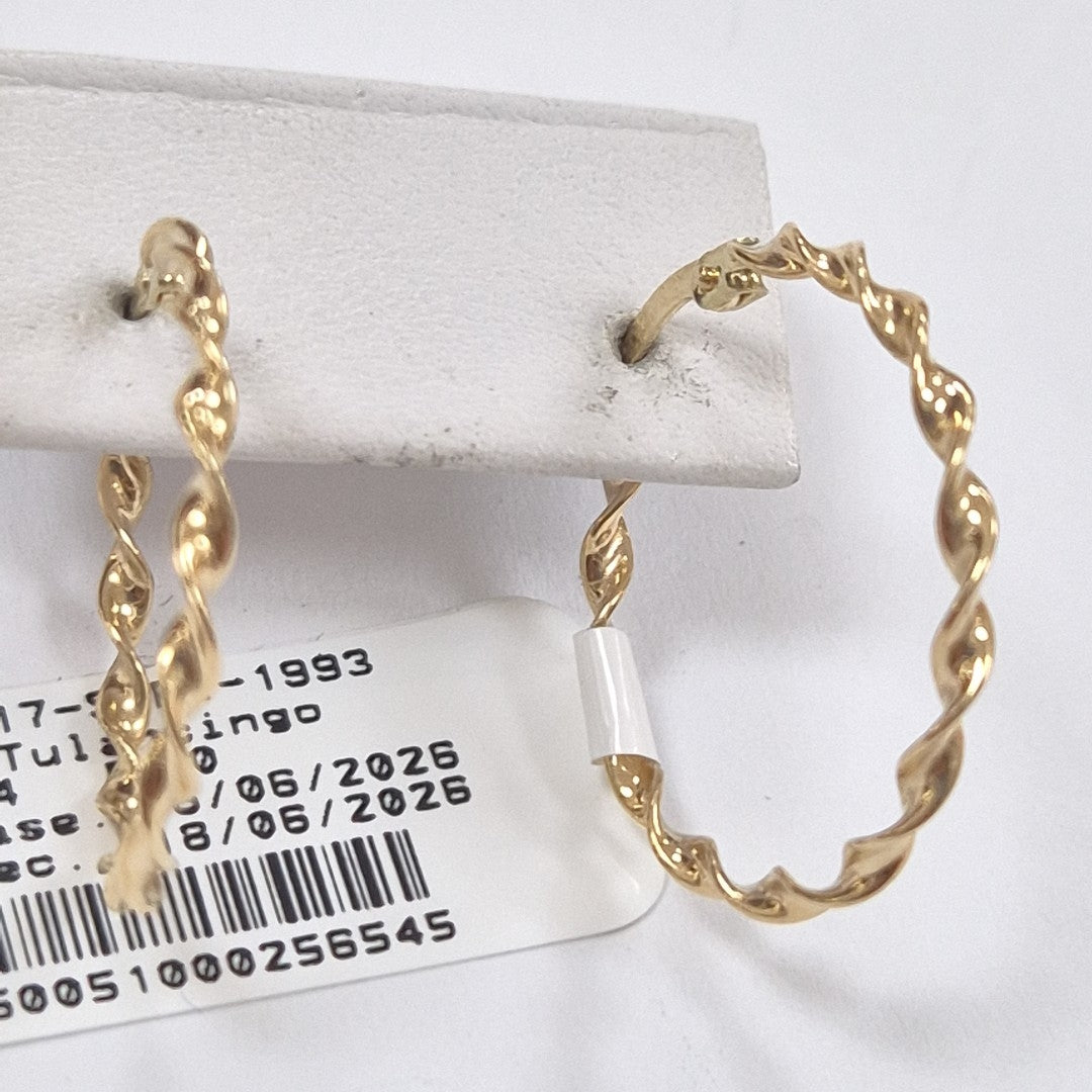 ARRACADAS ORO 14K 1.5 (NUEVO)