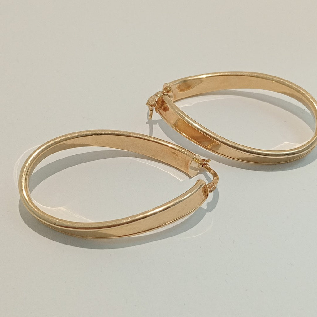 ARRACADAS PAR ORO 14 K 3.7 GRMS (SEMINUEVO)