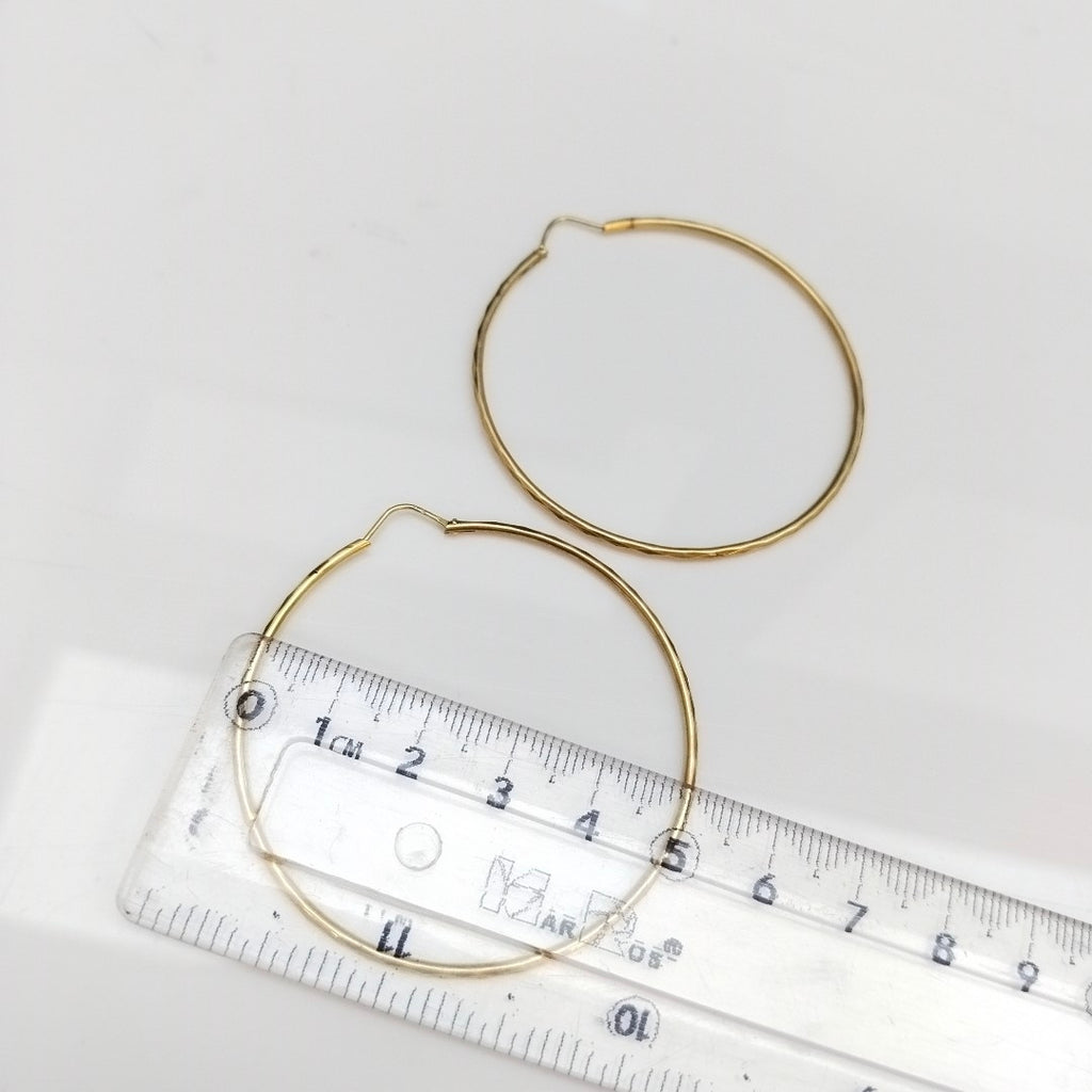 ARRACADAS PAR ORO 14 K 4.6 GRMS (SEMINUEVO)