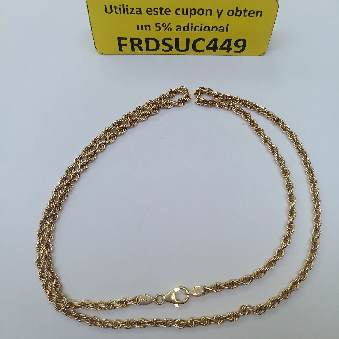 CADENA ORO 10 K 5.7 GRMS (SEMINUEVO)