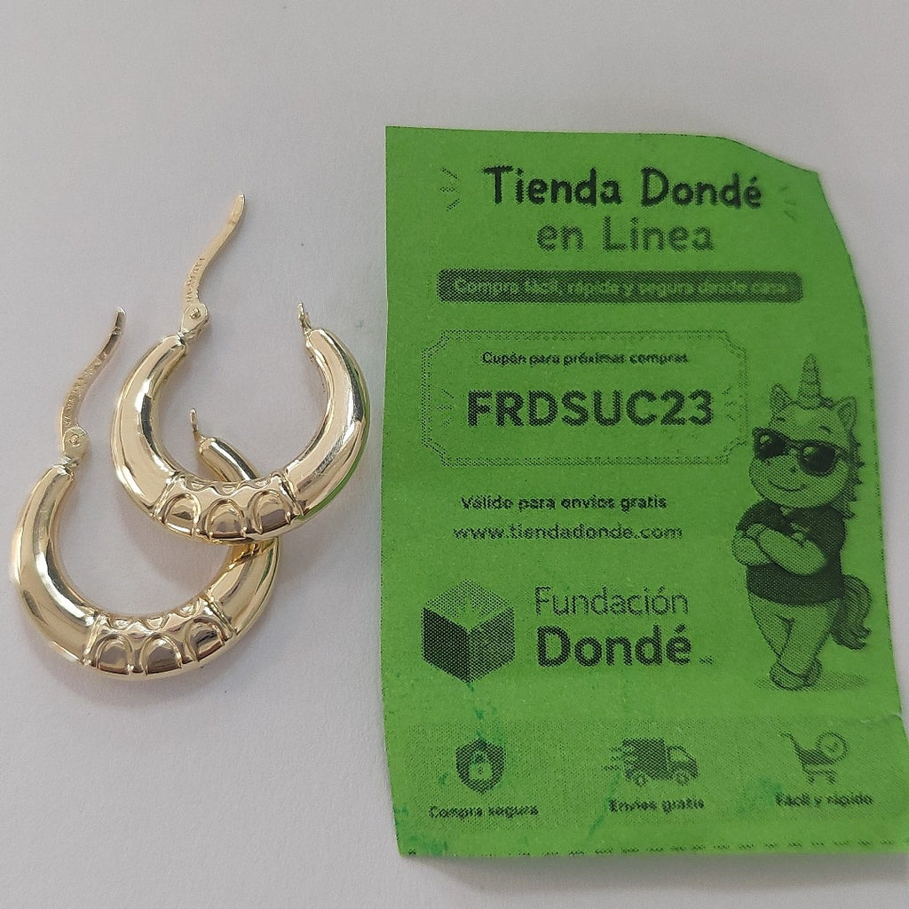 ARRACADAS ORO 14K 2.1 (NUEVO)