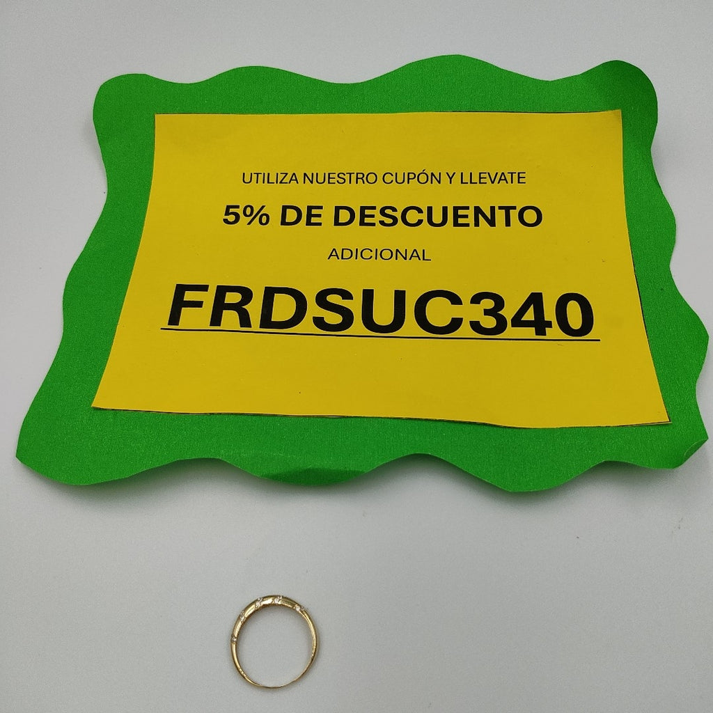 ANILLOS DAMA ORO 14K 1.2 (NUEVO)
