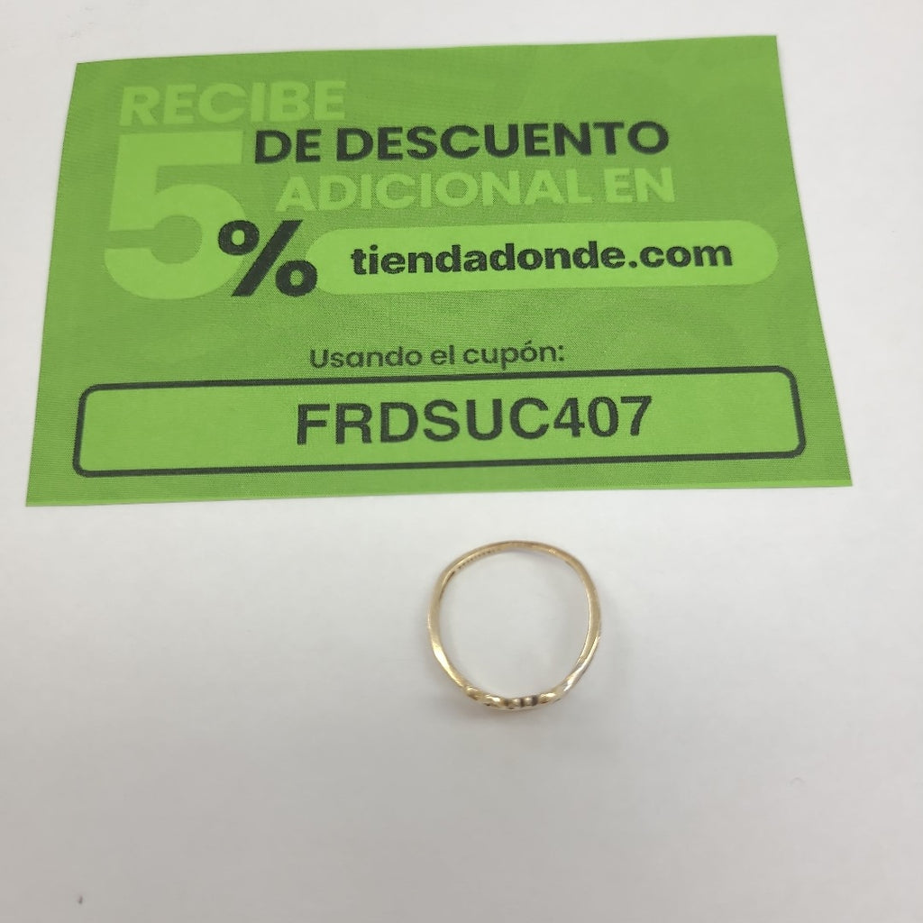 ANILLITO ORO 10 K 1.3 GRMS (SEMINUEVO)