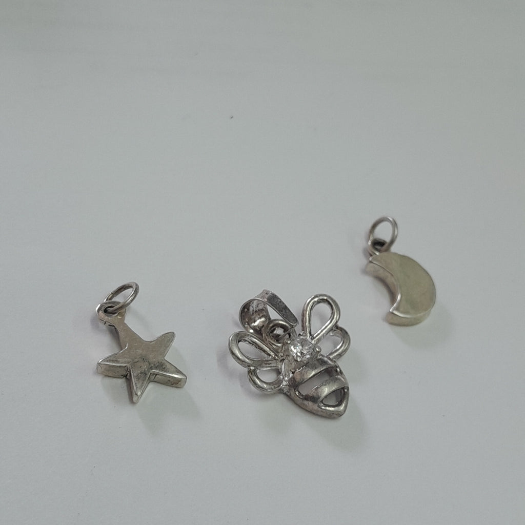 ANILLITO,ARETES PAR,DIJE PLATA 6,30 GRMS (SEMINUEVO)