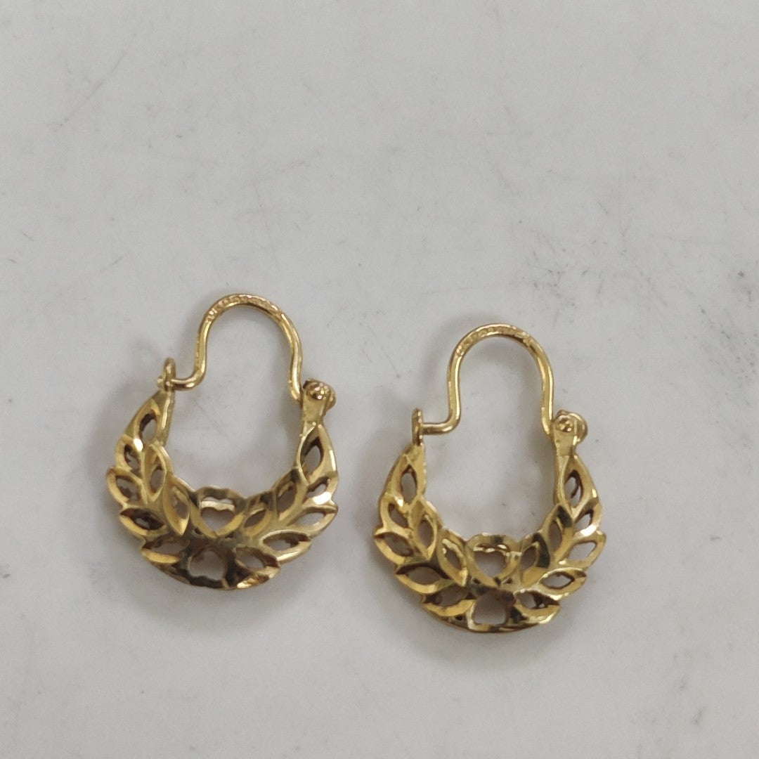 ARRACADAS PAR ORO 10 K 1.1 GRMS (SEMINUEVO)