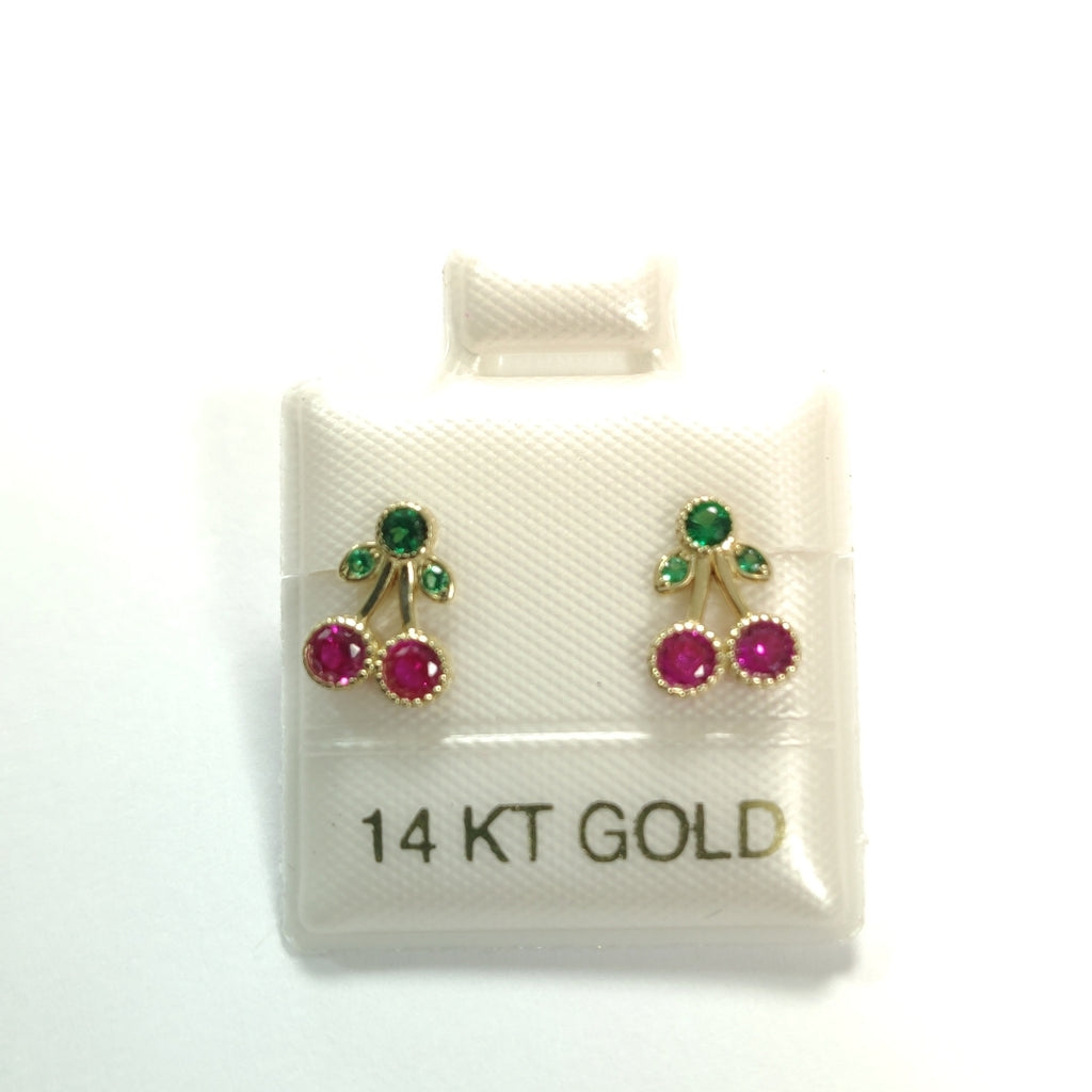 BROQUELES ORO 14K 1 (NUEVO)