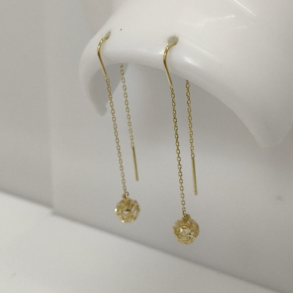 BROQUELES ORO 14K 1.6 (NUEVO)