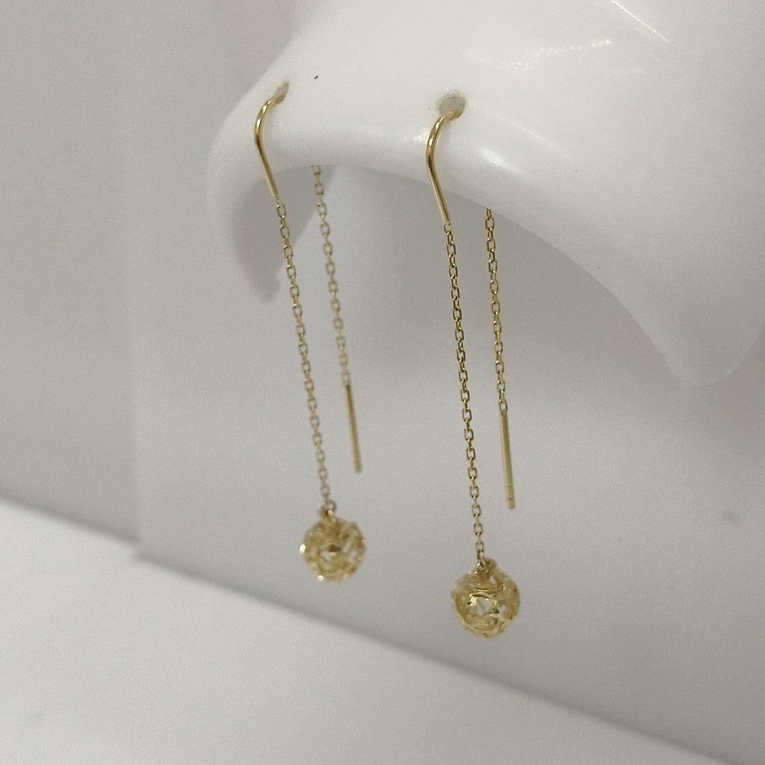 BROQUELES ORO 14K 1.6 (NUEVO)