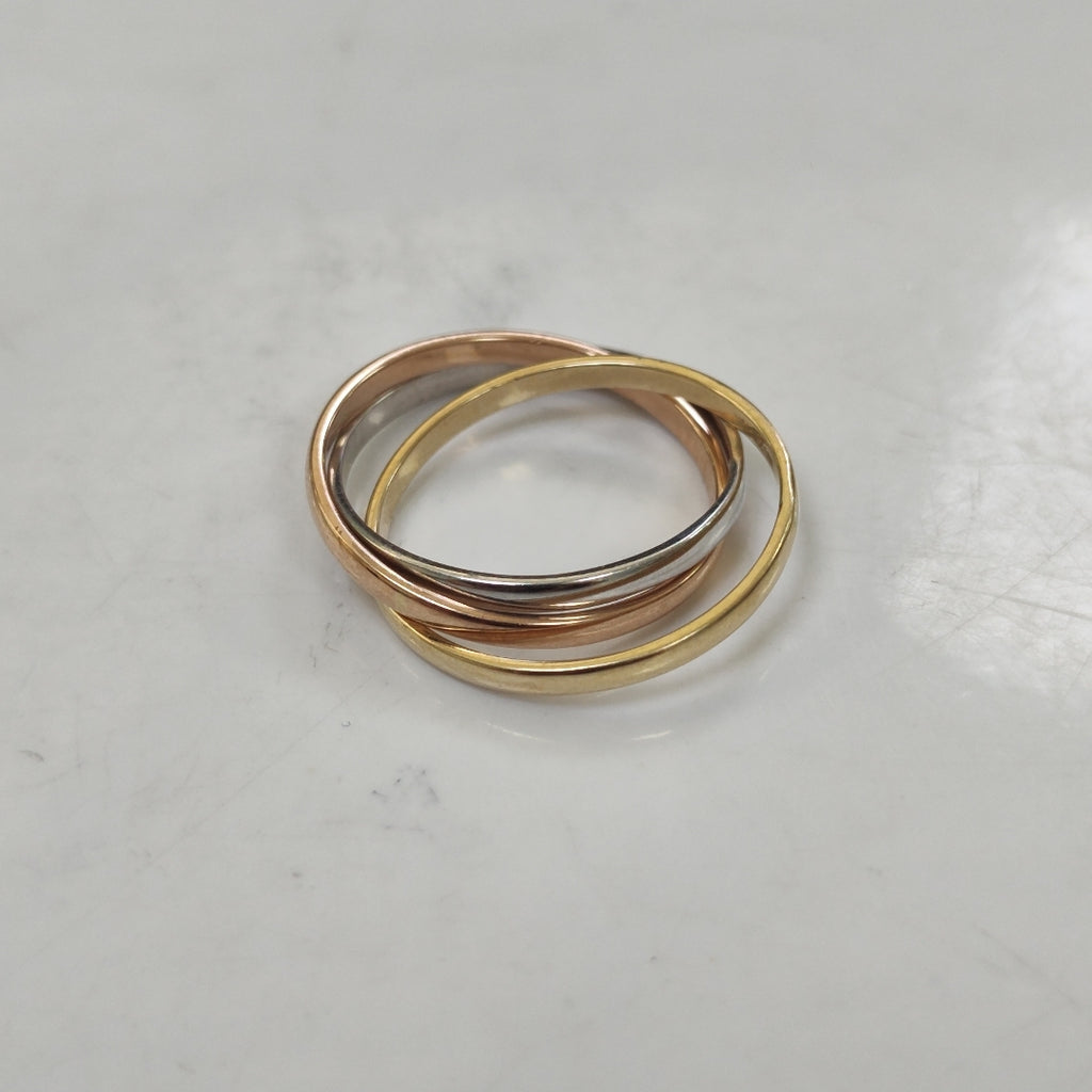 ANILLITO ORO COMBINADO 10 K 3.7 GRMS (SEMINUEVO)